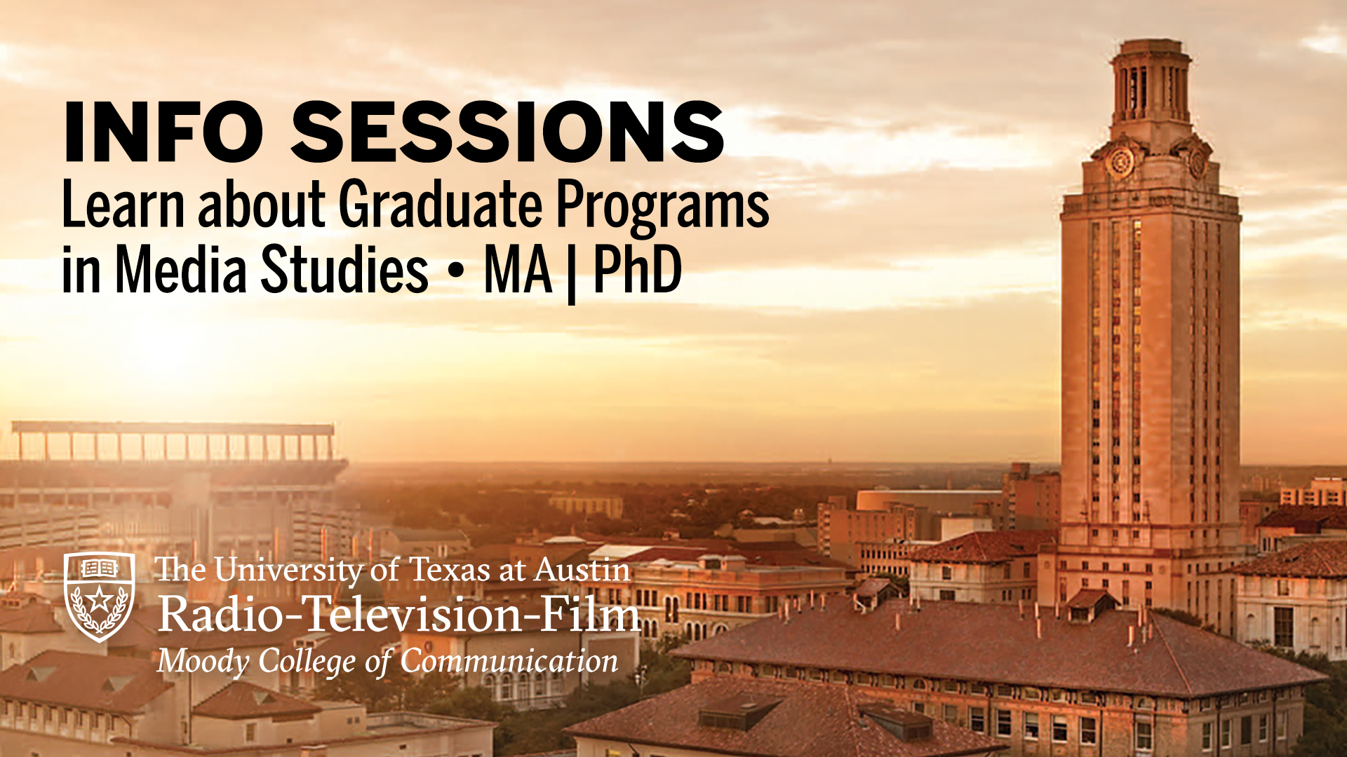 RTF Virtual Info Sessions - MA & PhD in Media Studies