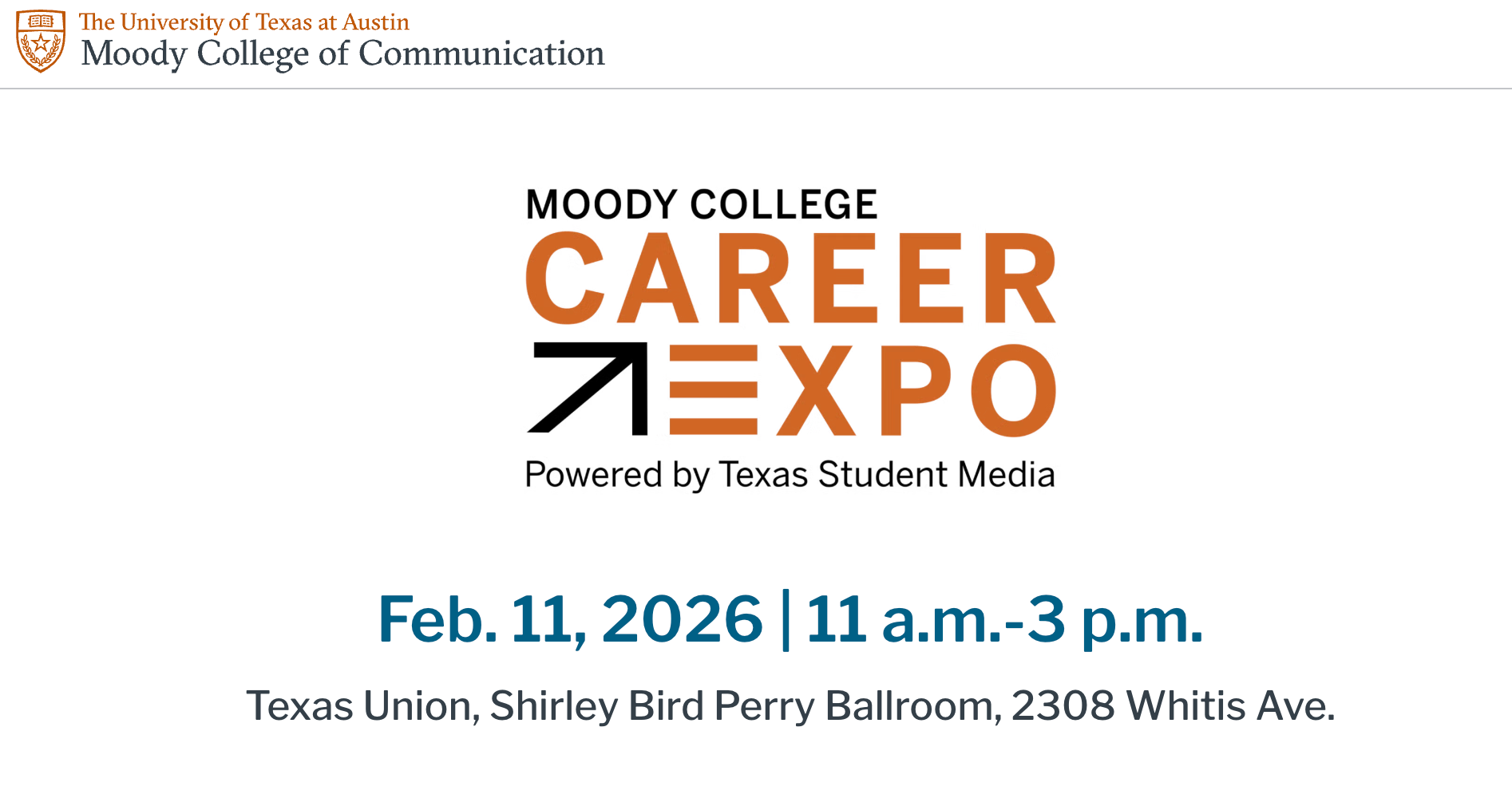 Moody College Career Expo Spring 2026