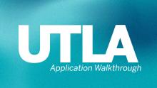 UTLA Application Walkthrough